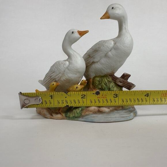Homco #1459 Porcelain Figurine w/Sticker Duck/Ducklings/Geese Family Vintage - Picture 15 of 16